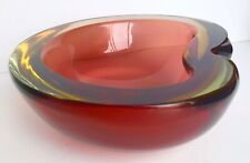 HUGE - Impressive MURANO - Kidney / Geode Bowl - 25cm / 4.1kg