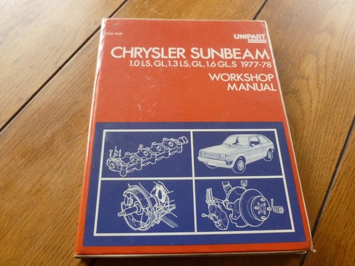 Chrysler sunbeam workshop
