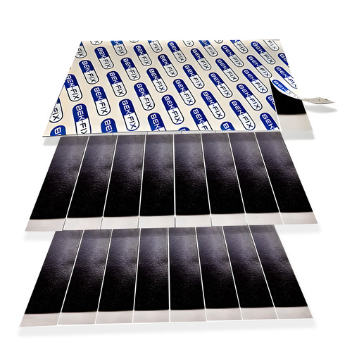Number plate sticky pads - pads, 24