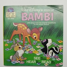 Bambi Read Along Book And