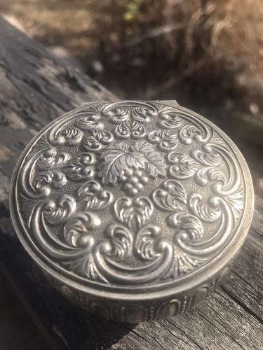 Vintage trinket box - vintage, floral