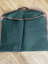 Vintage Travel Garment Carrier Bag Suit Coat Dress Protector Zip Up Carry Case