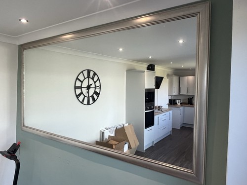 Contemporary framed wall - framed,