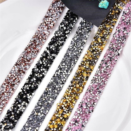 Rhinestone chain beaded - chain, iron