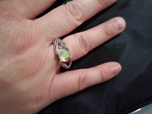 Yarzzhen mood ring sterling - mood,