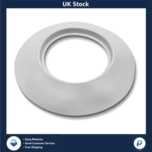 Clean white stove pipe rosette - clean,