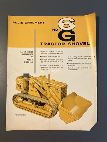 1960 allis chalmers - 1960's, hd-6g