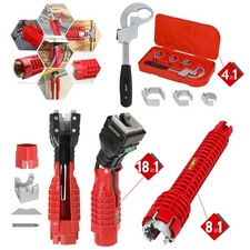 Multifunctional Wrench Under Sink Plumbing Tool Spanner Kitchen Basin Vanity Tap
