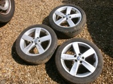 VW POLO R LINE SILVER 16" ALLOY WHEELS WHEEL Rivazza GENUINE ORIGINAL 6r TYRES