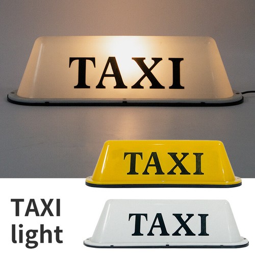 Taxi roof sign - taxi,