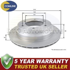 Comline Rear Brake Disc Fits