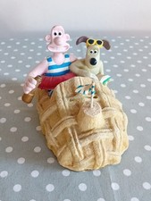 Wallace & Gromit Sand Slipper Money Box – Aardman 1989 – VGUC – Vintage Ceramic 