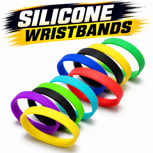Silicone wristbands rubber - wristbands,