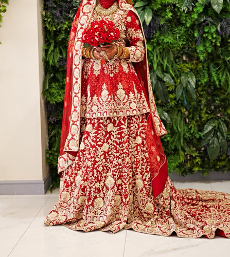 Heavy red bridal - heavy,