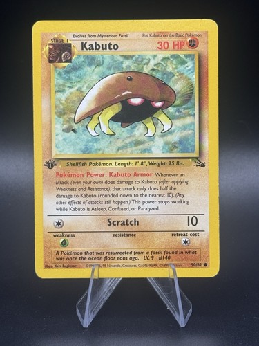 Pokémon tcg kabuto fossil 1st - kabuto,