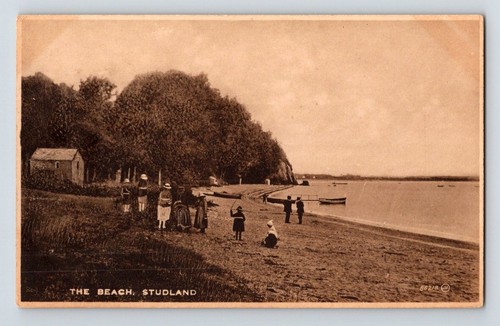 England the beach studland - the,
