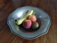 Large Metal Fruit Bowl -