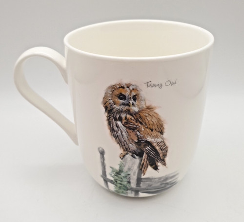Fine china tawny owl mug - tawny,