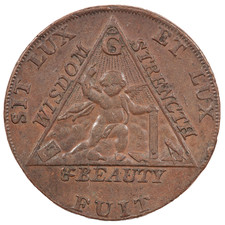 1794 MIDDLESEX MASONIC HALF