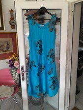 Italian C.Valentyne Sleeveless Linen Dress Italy Size M NWOT