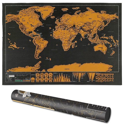 Scratch off world map - off,