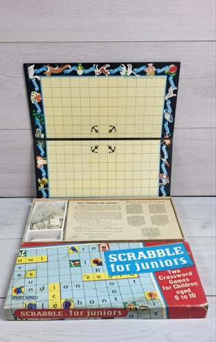 Vintage scrabble for juniors - scrabble,