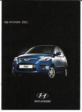 Hyundai i10 2010-2011 UK Market Sales Brochure 1.2 Classic, Comfort & Style