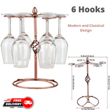 6 Hooks Wine Glass Rack