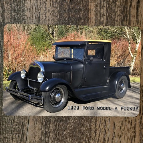 1929 ford model pickup 8x12 - 1929, a