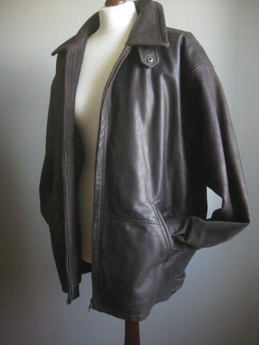 Real leather jacket vintage - leather,