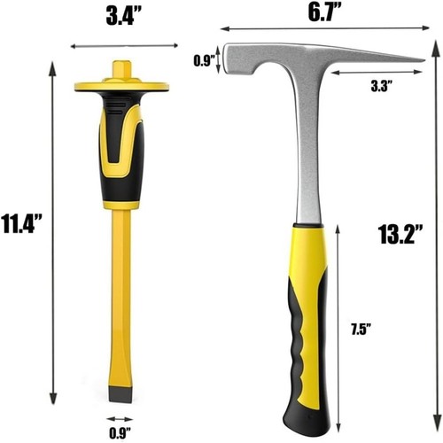 Rock hammer set geologist pick - hammer,