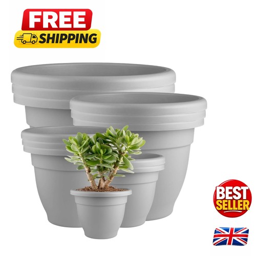Stylish 20cm grey - round, flower