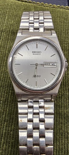 Vintage seiko sq100 quartz day - seiko,