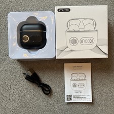 Black Wireless Bluetooth EarPods YYK-750 for Phones & iPads