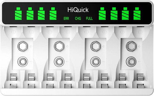 Hiquick lcd slot battery - hiquick, 8-slot