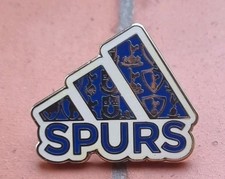 Tottenham Hotspur  - Adidas & 3D Printed Crests Pin Badge. (Butterfly Clip).
