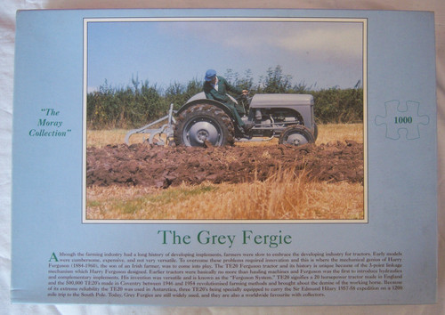 The grey fergie 1000 - 1000, piece