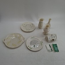 Belleek china bundle vases - belleek,