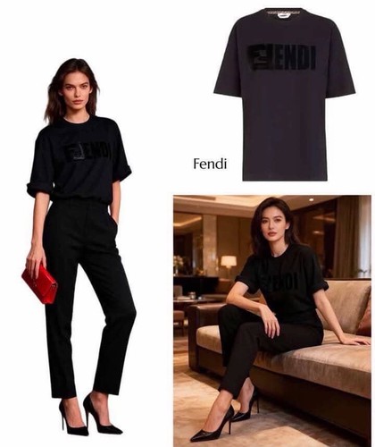 Fendi black 100 - %, cotton