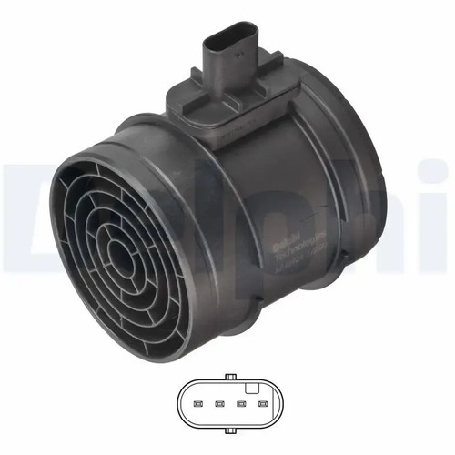 Air flow meter with housing
