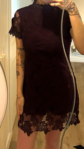 Paris purple floral lace - paris,