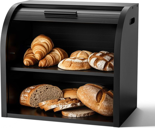 Bamboo bread bin layer - bin, 2-layer