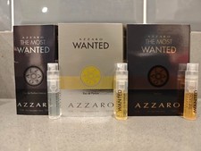 3 x Azzaro Mens Wanted  EDP