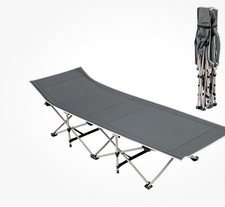 Portable Folding Camping Bed lounger Army Outdoor Sleeping CHECK DESC