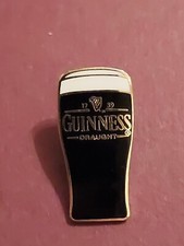 D/GUINNESS Pint Enamel Pin Badge Brand New