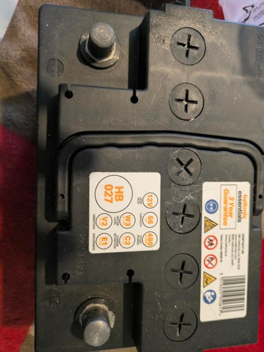 Halfords car battery - car,