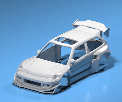 Hot wheels honda civic body - wheels,