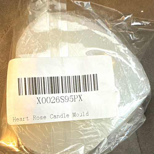 Heart rose silicone - 3d, pillar