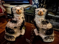 Victorian staffordshire dogs - victorian,