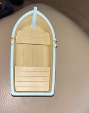 SYLVANIAN FAMILIES LIGHT BLUE ROWING BOAT